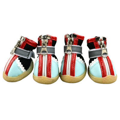 

4Pcs Dog Shoes High Waist Golden Retriever Samos Husky Waterproof Breathable Winter Dog Feet Large Dog Cotton Boots Pet Shoes