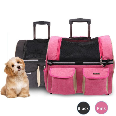

DODOPET Backpack Pet Dog Travel Carrier Pet Dog Rolling Carrier Backpack Pet Dog Travel Carrier