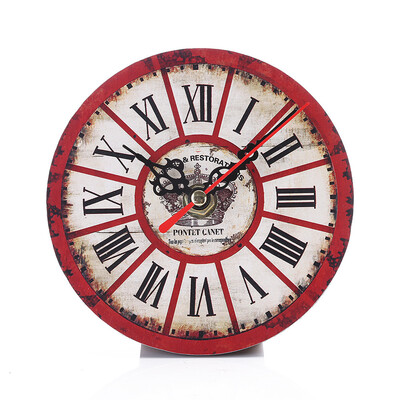 

Siaonvr Vintage Style Antique Wood Wall Clock for Home Kitchen Office