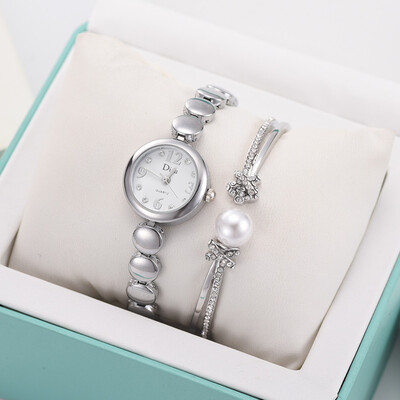 

RM Light Luxury Girl Temperament Watch Bracelet Set Chain Watch Birthday Gift
