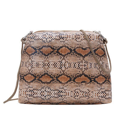 

Small Snake Pattern Messenger Bags Women PU Leather Casual Shoulder Handbag