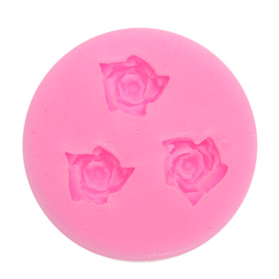 

Rose Die Mold Bake Cake Jelly Pud DIY Production Tool Silica Gel