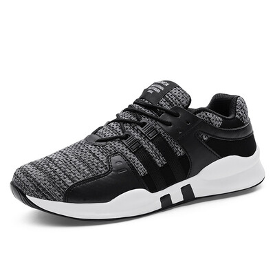 

2019 autumn mens shoes fly woven breathable mesh shoes sports running shoes mens Korean version of the casual large size tide shoes wholesale