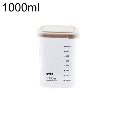 

Transparent Kitchen Fridge Tea Bean Grain Storage Sealing Can Box Case Container