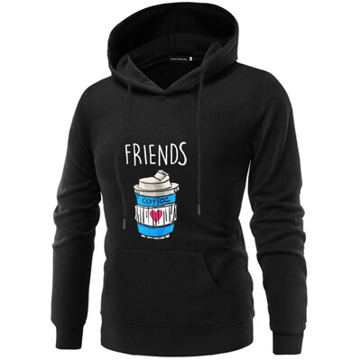 

New Women Bff Hoodie Casual Long Sleeve Printed Best Friends Hooded Sweatshirt Bff Gifts For Friends