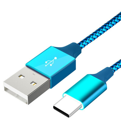 

USB C Cable Fast Charging Cable 1m 3ft 2m 3m 2A Nylon Braided Type C 31 Data Cable for Sumsung Huawei Xiaomi Nubian