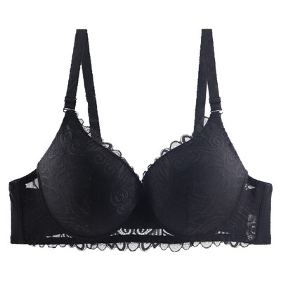 

Toponeto New Fashion Lady Lace Bra Sexy Big Fat MM Breathable Close Underwear Bra