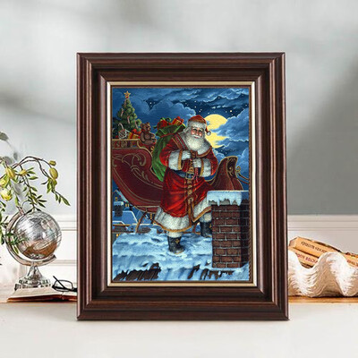 

Diamond paintings 5D DIY Mosaic Wall Sticker Christmas santa claus Suitable for Home Puzzle birthday wedding Decor