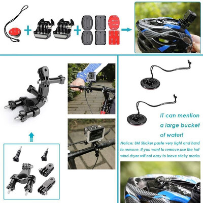 

50pcs Camera Accessories Cam Tools for Outdoor Photography Cameras Protection Tool Set for GoPro Hero 6 5 4 3 3 2 1 Hero Session
