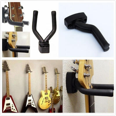 

Hot Guitar Holders Wall Mount Bracket Hanger Soft Rubber Foam Padded Hook Mount Holder Tool for Guitar