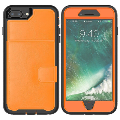 

MOONCASE Samsung Galaxy S9 three anti-holster card card series - orange