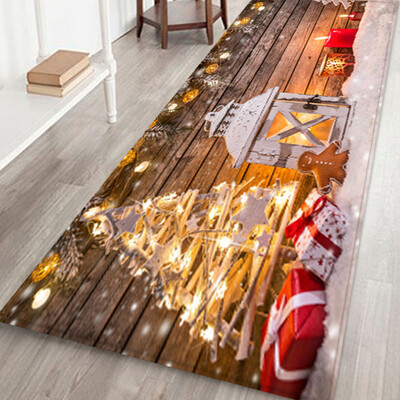 

Tailored Merry Christmas Welcome Doormats Indoor Home Carpets Decor 60x180CM