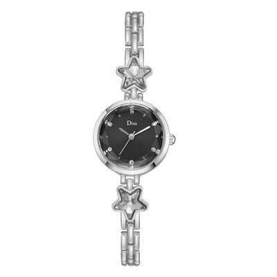 

Brand new ladies alloy bracelet watch Korean version of the temperament noble five-pointed star watch quartz watch
