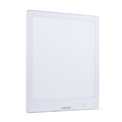 

Andoer LED Photography Shadow-free Shadowless Light Lamp Panel Pad Softbox Bottom Light 19 19cm Effective Area Brightness Adjust
