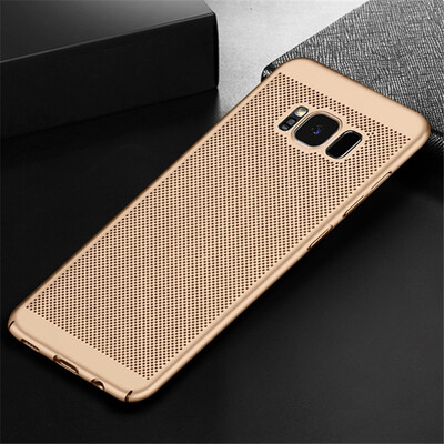 

Goowiiz Phone Case For Samsung S8S8 PlusNote 8A8A8 PlusA530A730 Full Protection Slim Hard PC Breathable Grid Back Cover