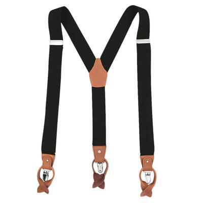 

Fashion Men Elastic Belt Suspenders Adjustable 6 Clips Braces for Trousers