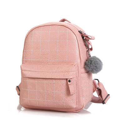 

Tailored Plush Ball Pendant Sweet Lady Backpack Womens Backpack Shoulder Bag Packet