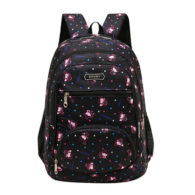 

Tailored Fashion Lady Canvas Wearable Cartoon Cute Large Capacity Backpack Student Bag