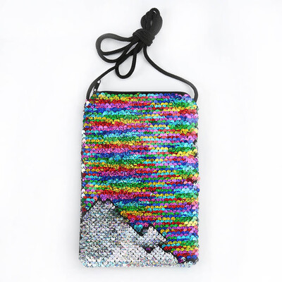 

Fashion Glitter Sequin Bag Women Messenger Bag Vertical Shoulder Bag Crossbody Bag Small Envelopes Handbag