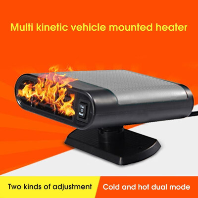 

12V 150W Protable Heater Electric Heating Cooling 2 in 1 Fan Windscreen Window Demister Driving Defroster