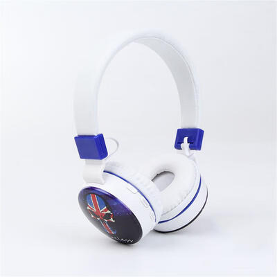 

Cartoon Print Wireless Bluetooth Common Headphones Stereo Earphones For Mobile Phone