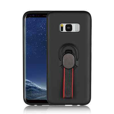 

Phone Ring Case Samsung Galaxy S8 S8 Magnetic Stand Cover Samsung S8 Plus SM G950FD G950F G955FD G955F Hybrid TPU Bumper Case