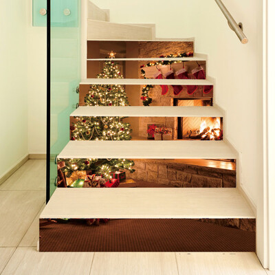 

Tailored DIY Steps Sticker Removable Stair Sticker Home Christmas Decor