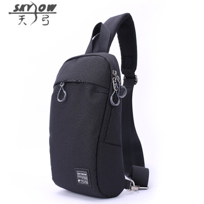 

Mens chest bag casual small Messenger bag sports shoulder bag Mens waterproof small bag