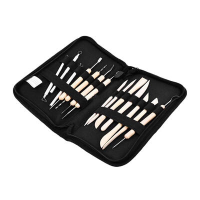 

14pcs Pottery Ceramics Polymer Clay Modeling Tools Wax Carving Sculpt Tool