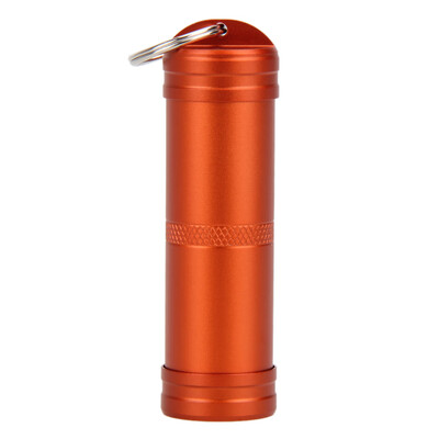 

Aluminum Alloy Waterproof Case First-Aid Medicine Bottle with Key Ring