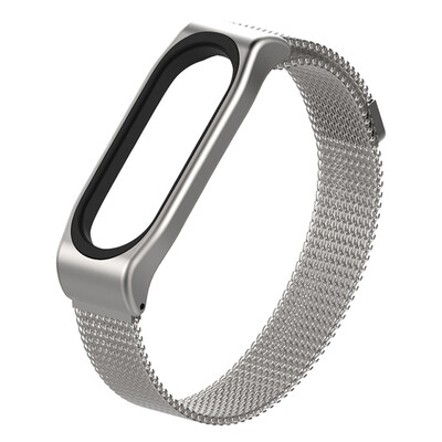 

〖Follure〗Magnetic Stainless Steel Watchband Replacement Bracelet Strap For Xiao Mi Band 3