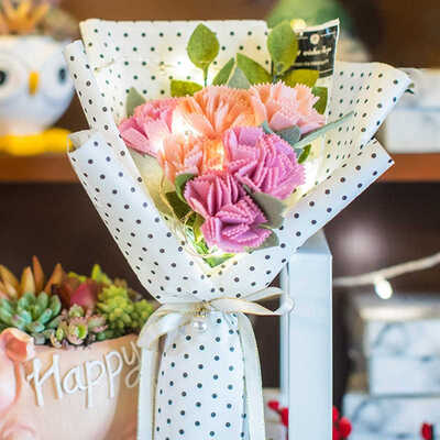 

Artificial Non-Woven Fake Flowers Bouquet Set Floral Wedding Bouquet Handicraft Decor Natural Lifelike Beautiful