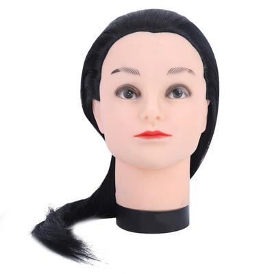 

Greensen Hairdressing Training Styling Practice Colors Wig Dummy Mannequin Head with Hair