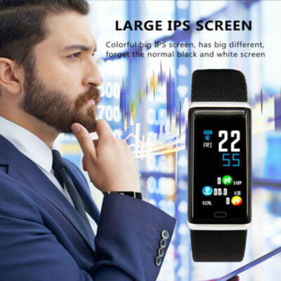 

New Style Waterproof Fitness Activity Tracker Smart Watch Heart Rate Bracelet US