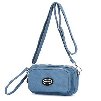 

Summer waterproof mini cloth bag Korean version mobile phone bag canvas bag girl Oxford cloth bag