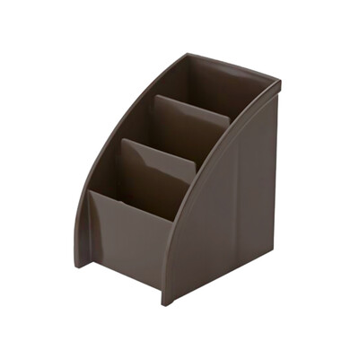 

Toponeto Three- Grids Resin PP Material Comb Storage Tube Continental Storage Bucket