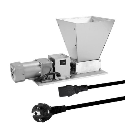 

Grains Mill Grinder Food Processors Large Capacity Electric Stainless Steel Malt Corn Grain Crusher 2 Rollers