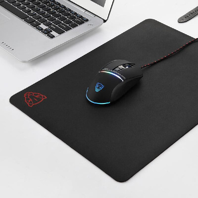 

Motospeed Original 3D P40 Super Smooth Silica Gel Mouse Pad Protecting Item Black Non-Slip Computer Mouse Mat