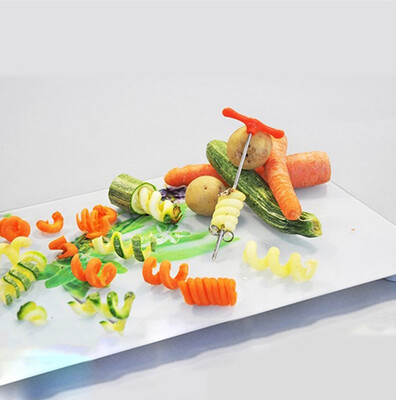 

JPGIF Rotating Machine Manual Magic Roller Spiral Slicer Radish Potato Spiral Cutter