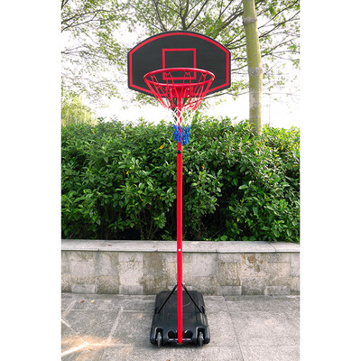 

Ktaxon Basketball Goal 52-72H Adjustable Movable Portable Basketball Hoop with WheelsBackboard for Kids Teen Backyard Play