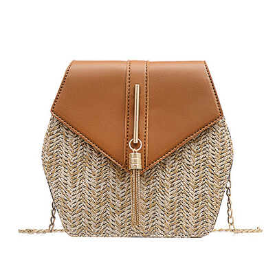 

Mulit Style Straw Bag Handbags Women Summer Rattan Bag Handmade Woven Beach Shoulder Messenger Bag