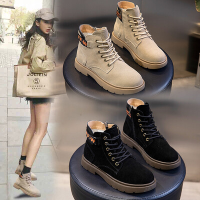 

Autumn&winter new Martin boots womens autumn&winter wild trend thick-soled womens boo