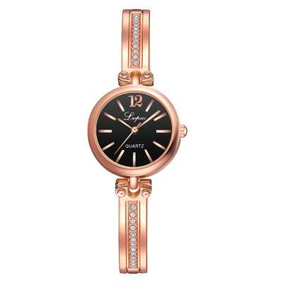 Wish hot LVPAI brand fashion ladies bracelet watch small exquisite with rhinestone alloy fashion watch