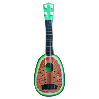 

Siaonvr Kids plastic Toy Sturdy Ukulele Non-toxic Musical Instrument Preschool Music