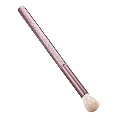 

Gobestart 1 pcs rose gold high end wood handle micro crystal silk makeup brushes