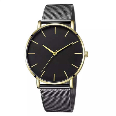 

Gobestart Luxury Watches Quartz Watch Stainless Steel Dial Casual Bracele Watch