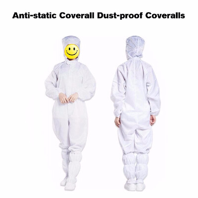 

Anti-static Coverall Dust-proof Coveralls Antistatic Coating Cleanroom Garments Factory Clean Food Paint Work Protective Clothing
