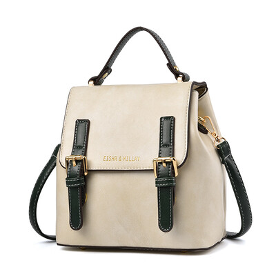 

Backpack female Korean version 2019 new tide wild soft leather dual-use travel backpack fashion college wind