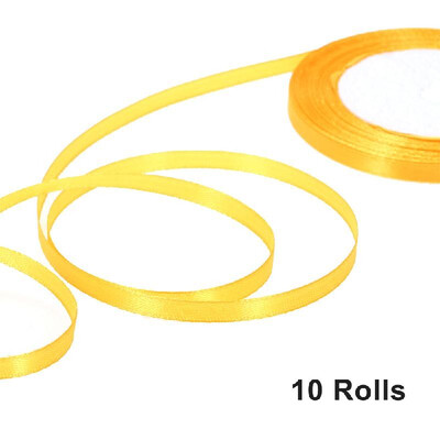 

25 YardsRoll 6mm Width Silk Satin Ribbon DIY Handmade Materials for Home Wedding Party Decorations Invitation Card Gift Wrapping