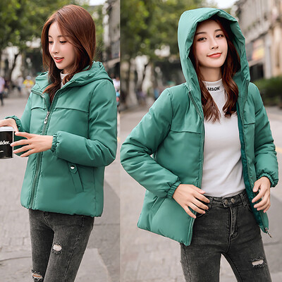 

Toponeto Women Winter Warm Coat Hooded Thick Warm Loose Jacket Short Overcoat